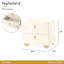Fantosini Nightstand - Creamy Pearl