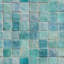 Murale en céramique lustrée bleu sarcelle-130828054