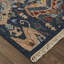 Leylan Wool Ikat Area Rug in Blue-218467745
