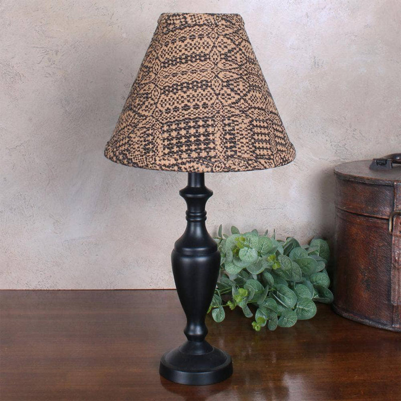 Abat-jour en jacquard Birmingham 10 ", H 10 po x l 10 po x P 8 po