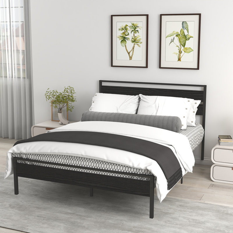 Classical Metal Frame Platform Bed