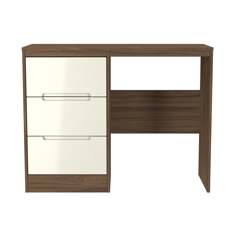 Fully Assembled Grety Dressing Table, Toronto Walnut