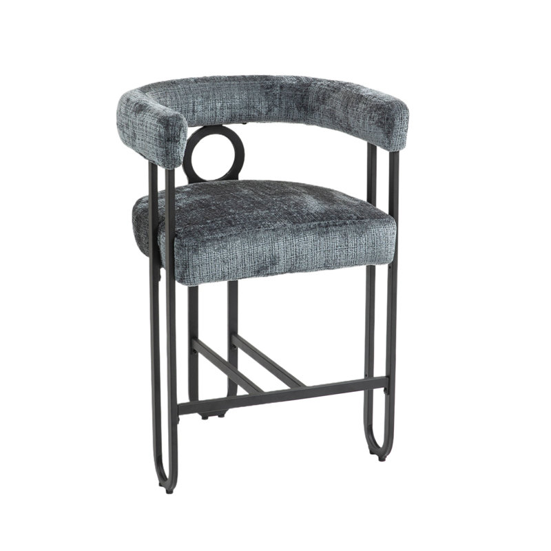 Tabouret de comptoir Taraneka 23,62, Gris