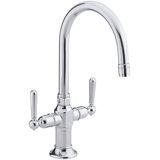 Hirise Double Handle Kitchen Faucet with Lever Handles