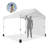 10x10 Carport 1-Button Push Center Lock,  Instant Outdoor Carports-106815625