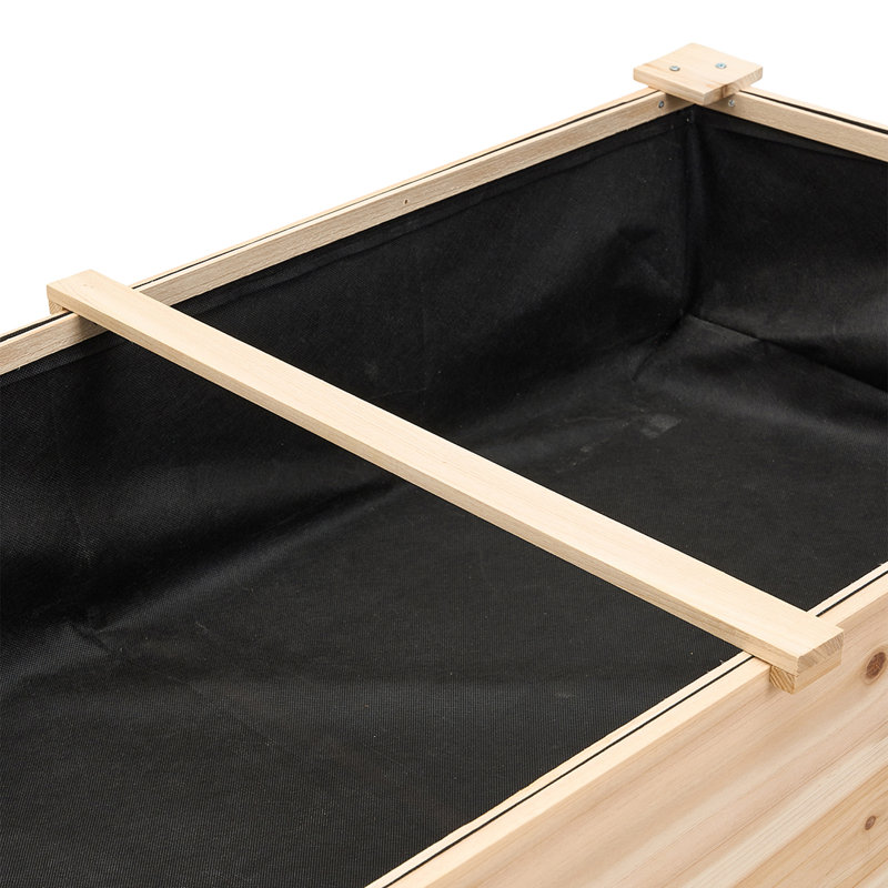 Wood Planter Box, Natural Wood
