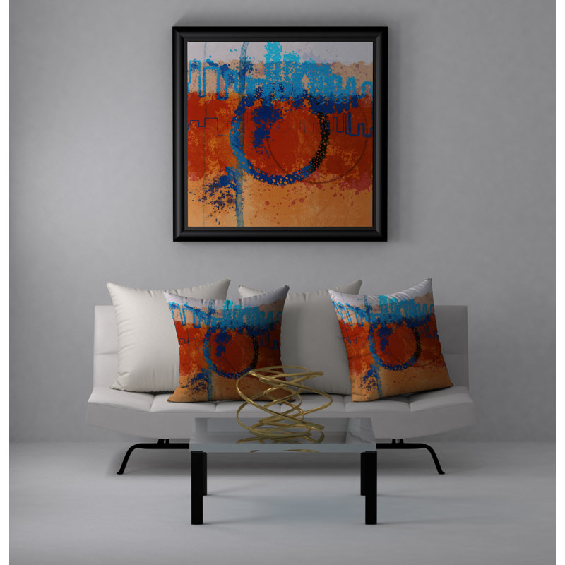 Reversible Throw Pillow, 18" x 18"
