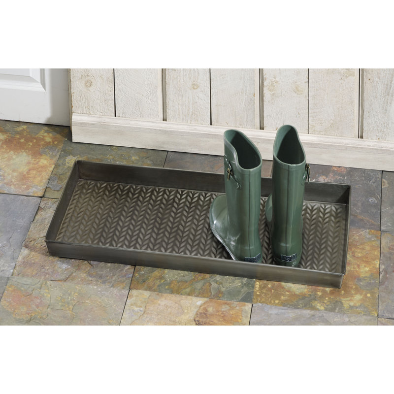Tapis-décrottoir à câbles 30 po x 13 po, Zinc antique