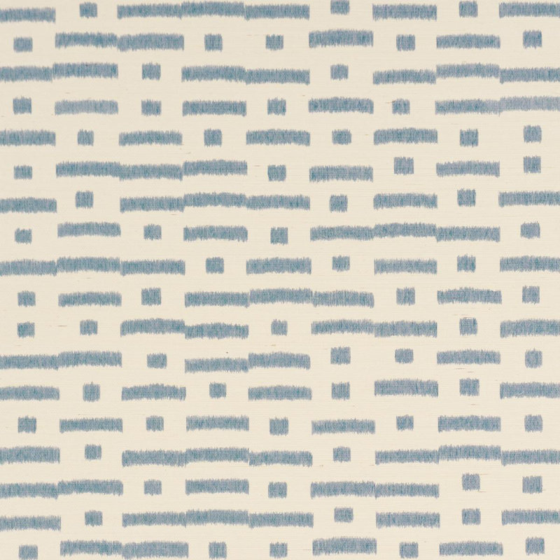 Abstract Ikat Sisal Wallpaper, Red