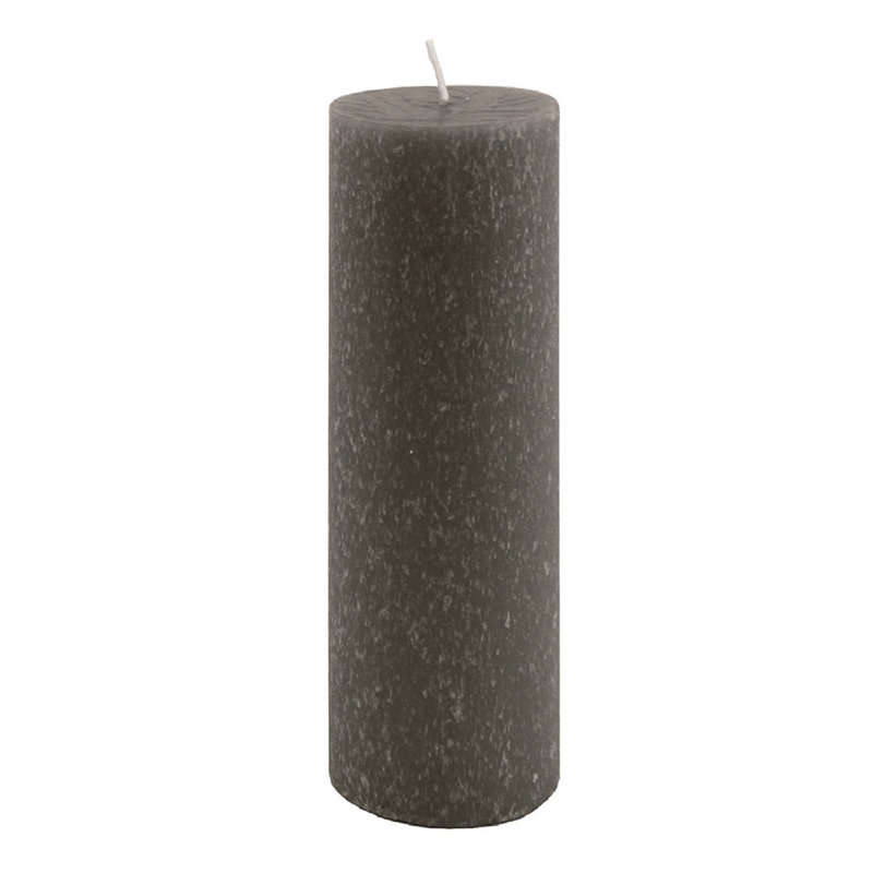 Timberline Unscented Pillar Candle, 9" H x 3" W x 3" D, Pumpkin
