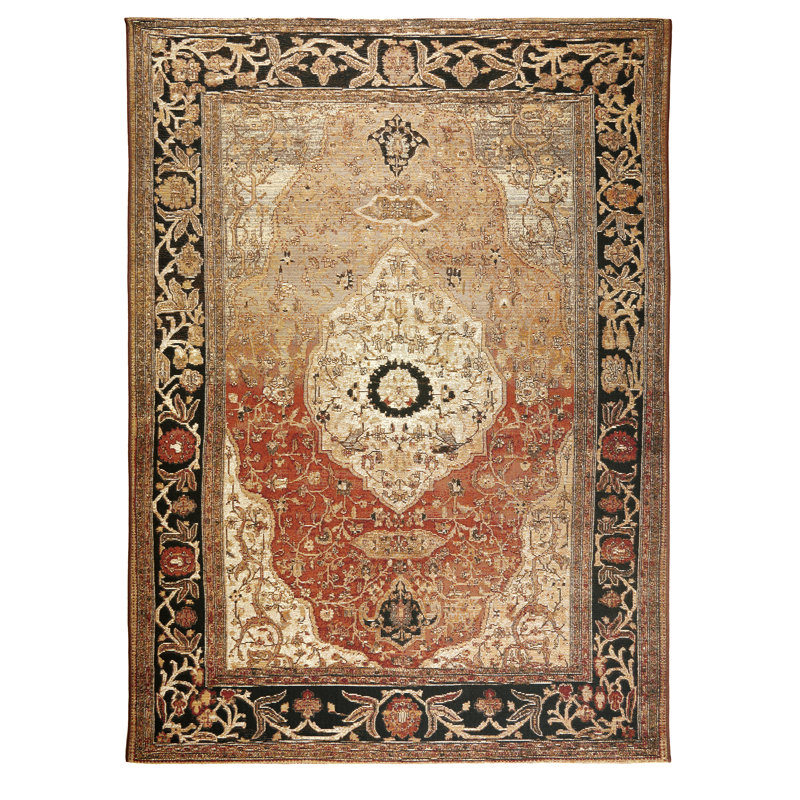 Ternan Power Loomed Indoor/Outdoor Rug, 7'10x9'10, Brown