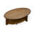 Fyfe Oval Cocktail Table With Casters