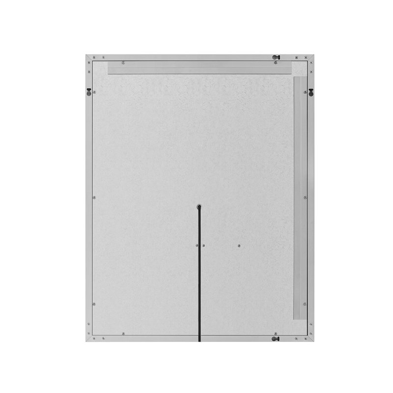 Miramar Lighted Mirror with Dimmer and Defogger, Wall Switch Direct, 30" x 24"