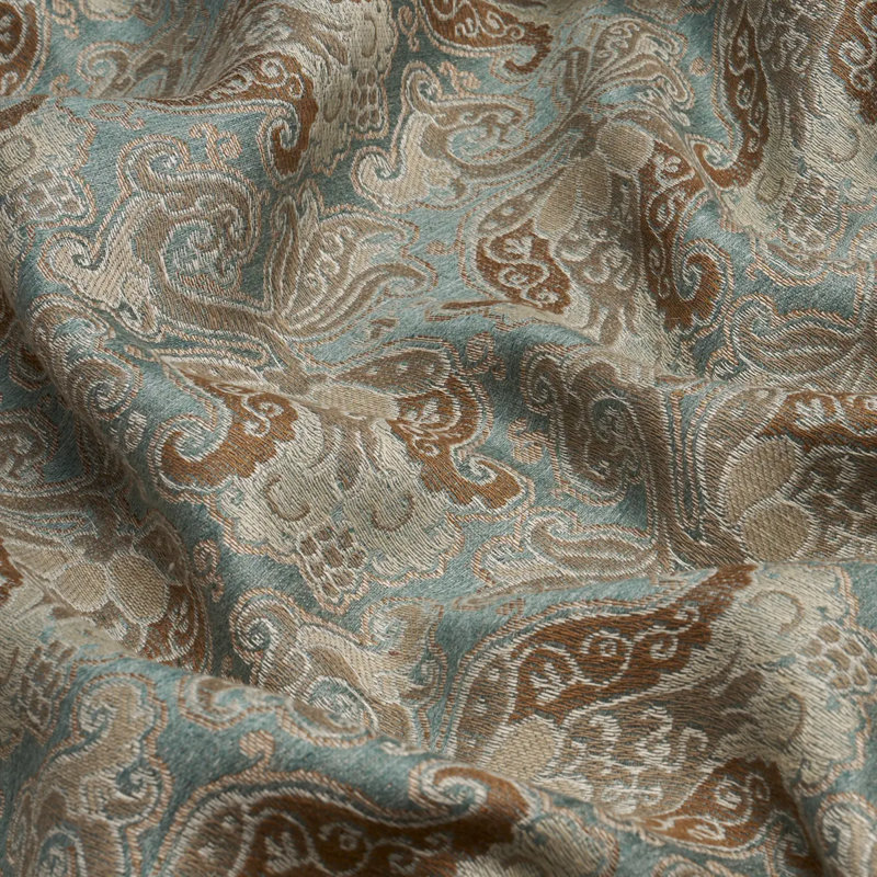 Tissu tulipano, Bleu