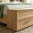 Wood Storage Platform Bed with 2 Drawers and 2 Footboard Storage Compartments-125974006-125974007