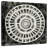 Avery Black Textured Medallion-109214751