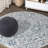 Truman Bohemian Medallion Textured Weave Teal/Gray Indoor/Outdoor Rug-875328545