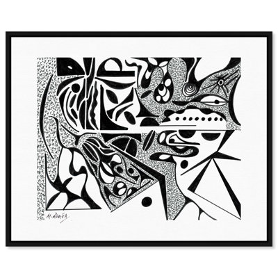 Manuel Roman - Flowing Lines Print by Oliver Gal
