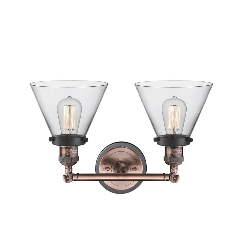 Angelos 2 - Light Dimmable Vanity Light, Clear