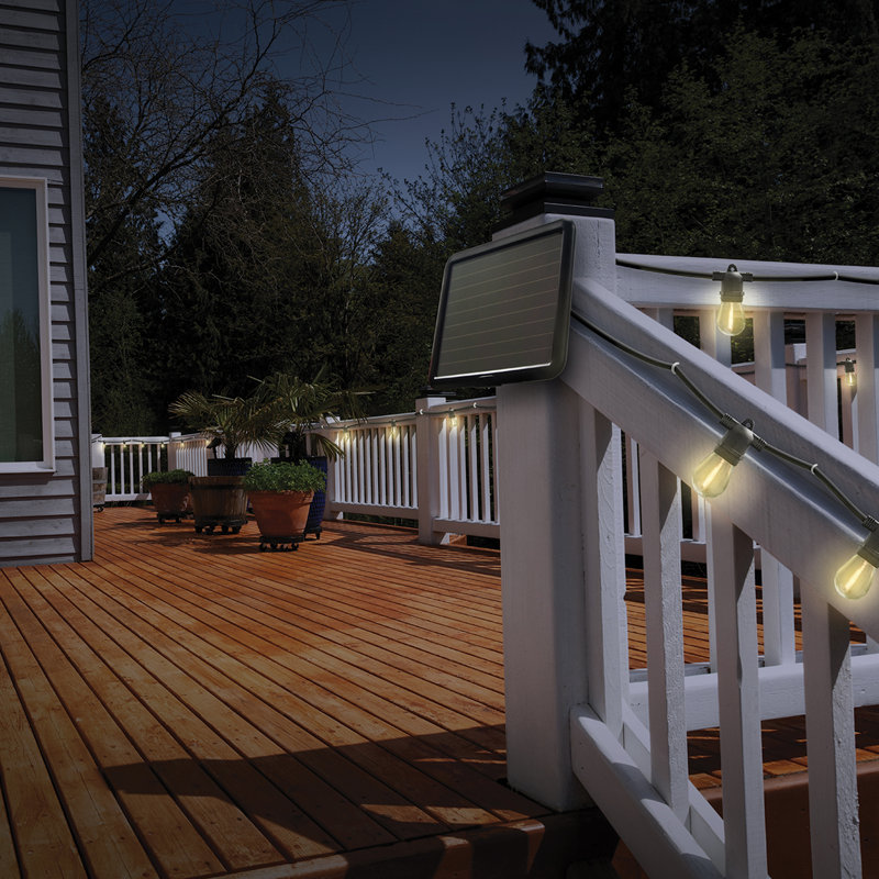 43ft. 20 LED Bulbs Solar String Lights