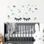 Sleepy Animals with Sleepy Eyes Wall Sticker