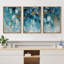 «Cerulean Cityscape», 3 pièces sur toile-98804206-98804209