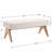 Logyn Linen Upholstered Bench