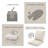 Outdoor 5''Deep Seat Chair Cushion Set-1748589310