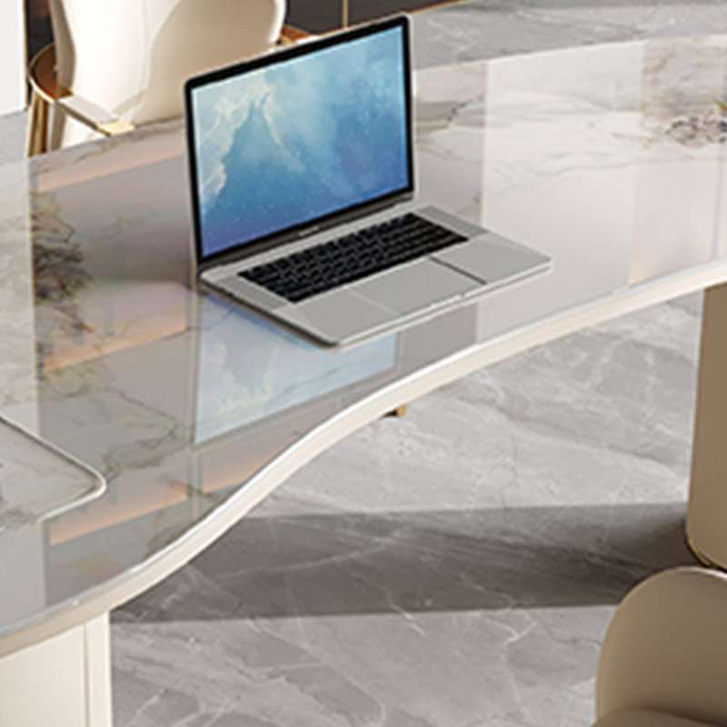 Bureau léger de style luxueux, H 29,52 po x l 62,99 po x P 29,52 po