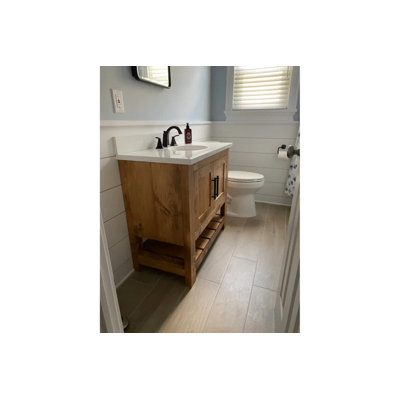 Oakbrook - Single Sink Vanity - White Oak - 66"L Stain Color 5