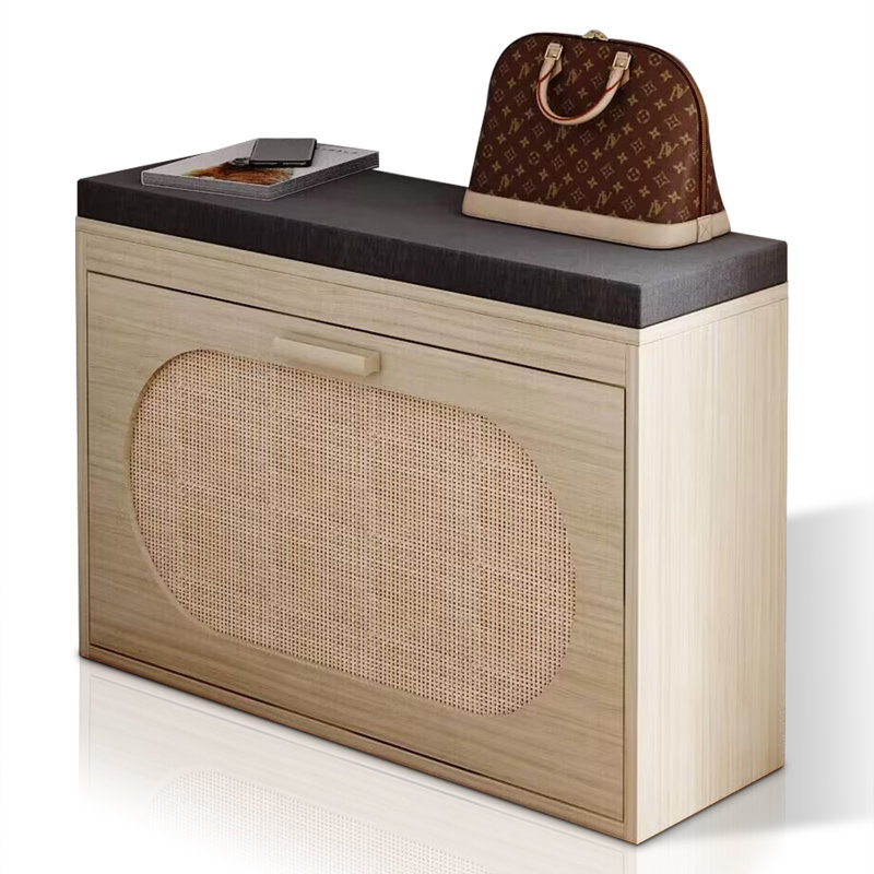 Branam Linen Upholstered Storage Bench