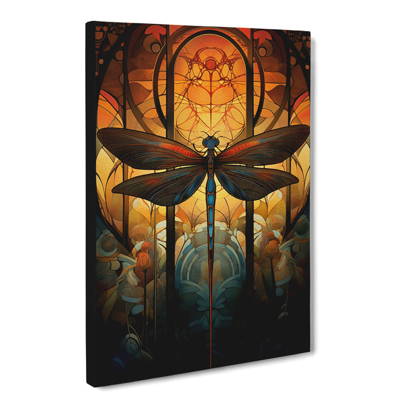 Dragonfly - Wrapped Canvas, 50cm H x 35cm W x 3cm D