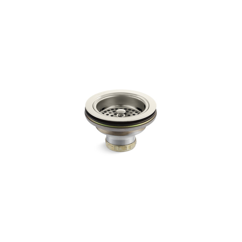 Duostrainer Sink Strainer, Less Tailpiece, Vibrant Polished Nickel