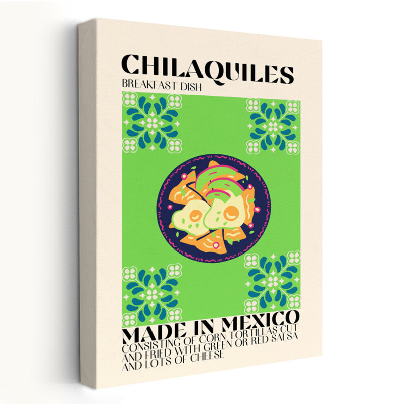 Chilaquilas - Cuisine Design, Type Food Signs, Mexique, H 60 po x l 40 po