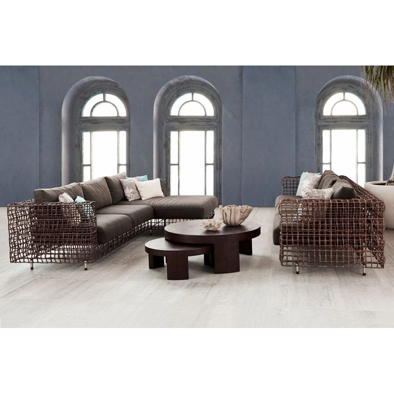 Yin & Yang Loveseat, Natural, Linen Natural