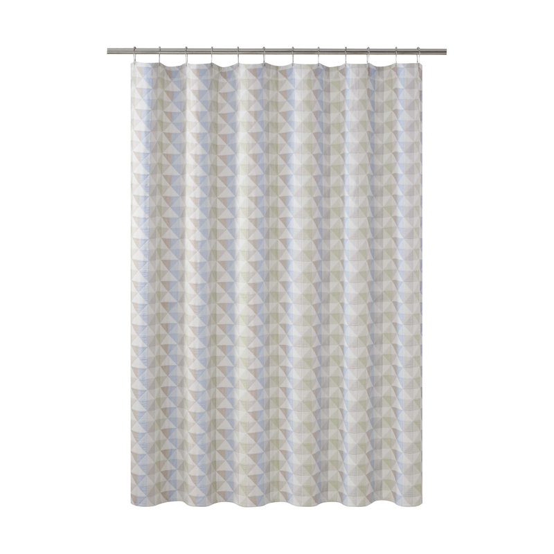 Martex Expression Crosby 72x72 Shower Curtain, Multi Geometric
