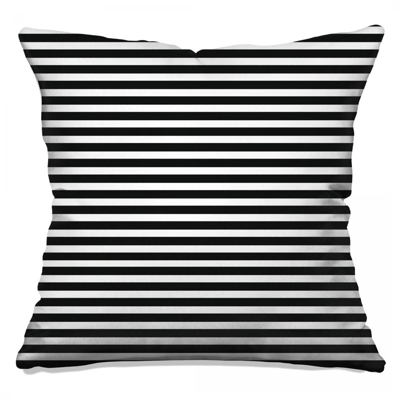 Stripes Throw Pillow, Pattern Double Sided Pillows, 20 x 20 inches