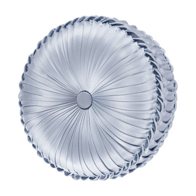 Coussin décoratif touffeté rond Liana