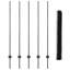 Fence with Post Segment Outdoor Barrier Garden Terrace Divider Boundary-1443256872-1443256879