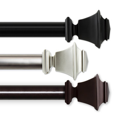 Ballance Steel Adjustable Single Curtain Rod