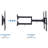 Tilt/Swivel/Articulating/Extending Arm Wall Mount 32"-55" Screens