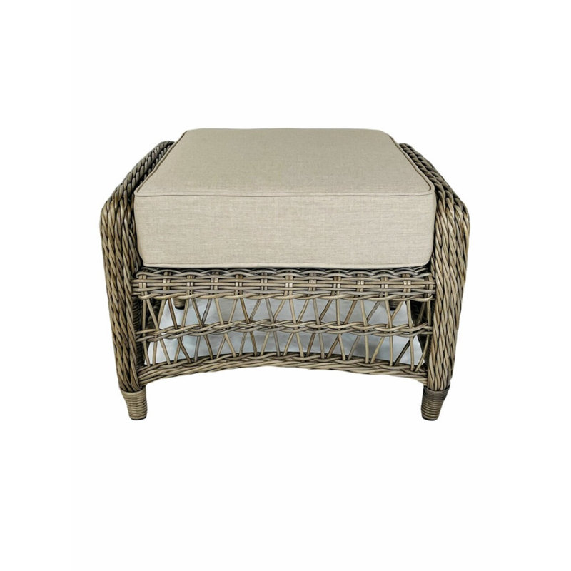 Wild Dunes Wicker Outdoor Ottoman