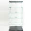 Armoire à liqueur noire en verre trempé avec musique - éclairage à DEL réactif, porte verrouillable, miroir arrière, L 30,46 po-613176726-613176727