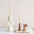 5'' H Paper Mache Tabletop Candlestick