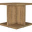 2 tables basses avec finition mangue, design contemporain, placage stratifié à entretien facile