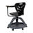 Mobile Desk Chair with 360° Tablet Rotation and Storage Cubby-1623055556