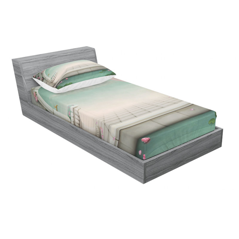 Microfiber Sheet Set, Twin XL Sheet Set with Fitted Sheet