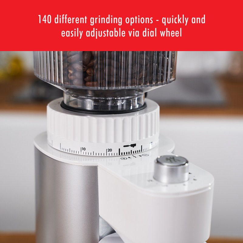 ZWILLING Enfinigy Coffee Bean Grinder, Silver