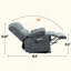 Fauteuil inclinable électrique en chenille de 23 po de large et à dossier haut avec massage par vibration à 8 points et chauffage lombaire-78627602