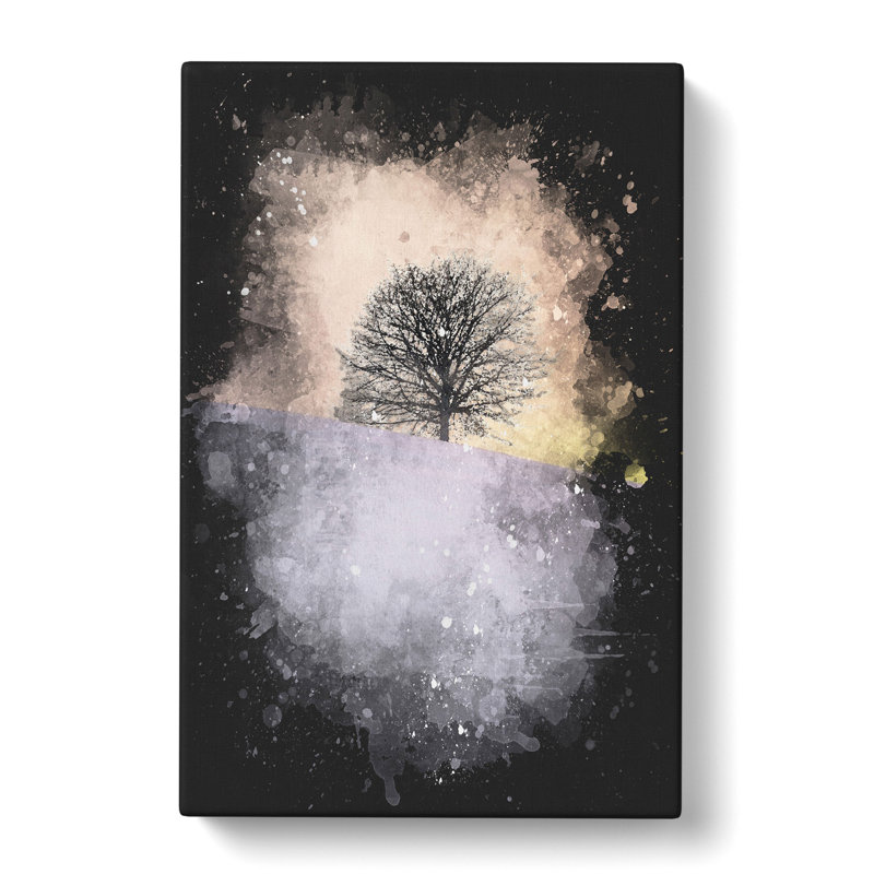 A Winter Tree at Sunset - Wrapped Canvas, 60cm H x 40cm W x 3cm D